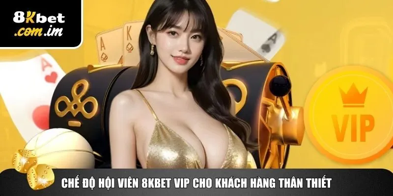 Quyền lợi thành viên 8Kbet cho hội viên VIP đặc biệt